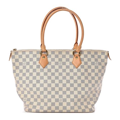 LOUIS VUITTON Damier Azur Saleya MM 